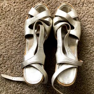 Elie Tahari Espadrille Platform Sandals Wedges